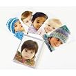Lion Brand Yarn Babies 12 blank greeting cards with 6 knit patterns