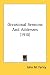 Occasional Sermons And Addresses (1910)