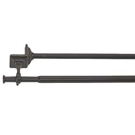 Umbra Mission 36 to 54-Inch Double Tension Curtain Rod, Darjeeling Bronze by Umbra