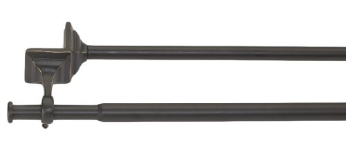 Umbra Mission 36-Inch-by-54-Inch Double Tension Drapery Rod, Darjeeling Bronze