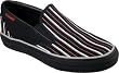 Converse Womens Skid Grip EV Slip-On Black/Red/White/Stripe Fashion Athletics