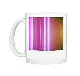 Polaroid of colourful stripes created by coloured fluorescent tubes Photo Mugs