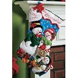 Bucilla Our Family Stocking Felt Kit [Warning: Choking hazard small parts]