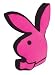 Kitchen & Housewares : Playboy Bunny Rabbit Head Cushion - Hot Pink