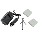 Buy ValuePack (2 Count): Replacement Battery PLUS Mini Battery Travel Charger for... by amsahr