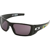 Oakley Fuel Cell Sunglasses Talk About Curing Autism Signature-Polished Black/Warm Grey, One Size