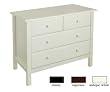 Roxanne 3 Level 4 Drawer Dresser in Espresso Finish By Da Vinci Baby Furniture