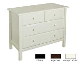 Roxanne 3 Level 4 Drawer Dresser in Espresso Finish By Da Vinci Baby Furniture