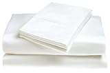 500-Thread-Count 100-Percent Cotton King Sheet Set, White