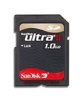SanDisk SDSDH-1024-901 1 GB Ultra II Secure Digital Memory Card (Retail Package)