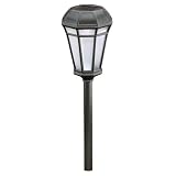 Malibu Outdoor One-Light Solar-Powered Walk Light, Black #LZ305GR