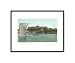Sailboat, Ocean View Hotel, Block Island, Rhode Island Pre-Matted Poster Print, 11x14