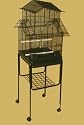 Brand New Bird Cage Cages 16x16x52 With Stand 1644Blk/S