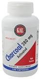 KAL - Charcoal Activated, 280 mg, 100 capsules
