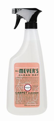 Mrs. Meyer's Clean Day Carpet Cleaner, Geranium, 24-Ounce Bottles (Case of 6)