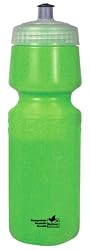 BioGreen Biodegradable BPA-Free Sport Bottle with Wide Mouth DuoFlow Lid (26-Ounce)