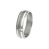 SilberDream Titan Herren Ring Unisex Fingerring f�r M�nner und Damen geeigneter Schmuck Titanring RXT420von "SilberDream"