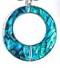 Genuine Abalone Pendant; Donut