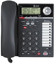 AT&T 993 Corded Phone, Black, 1 Handset