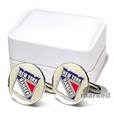 New York Rangers Pair of Cufflinks by Cufflinks