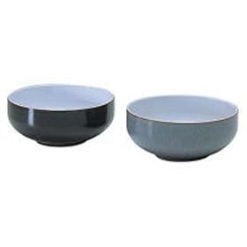 Denby Jet Grey Soup Cereal Bowls, Set of 4 by Denby