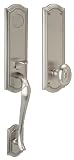 Baldwin 85337.150.FD Bethpage Emergency Exit Handleset with Bethpage Knob, Satin Nickel
