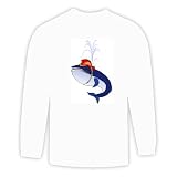 Long Sleeve T-shirt with water, whale, firefighter, fire, hat, spout