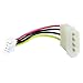 PC Power Adaptor Cable 5  to 3 , 0.1m