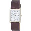 Ladies/Womens Classic Large Purple Rectangular Watch-Long 16-20cm Strap (R0120.07.1)