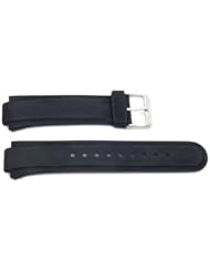 Swiss Army Black Rubber Peak II 23/15mm Watch Strap