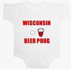 Wisconsin Beer Pong Baby Ultrasoft Onesie