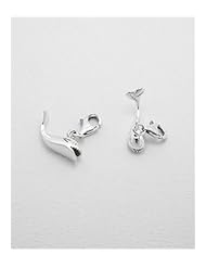Fish Charm In 92.5 Sterling Silver