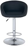 Tempo Black Leather Adjustable Height Bar or Counter Stool Tempo Black Leather Adjustable Height Bar or Counter Stool