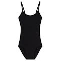 Girls' Danshuz Camisole Leotard Special Back - Black