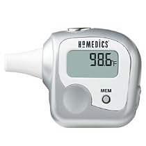 HoMedics Deluxe Instant Ear Thermometer with Night Mode