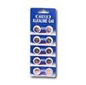 AG13 / LR44 Alkaline Button Cells, 1.5V, 10-Pcs Card