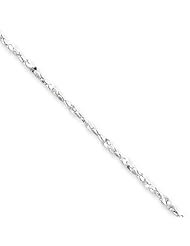 1.8mm, Sterling Silver, Twisted Serpentine Chain, 20 inch