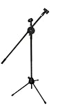 MICROPHONE Mic STAND Holder Bracket Double BOOM ARM 65