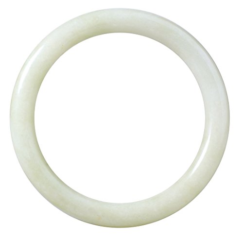 Antiquity Sian Art Reseda Opaque Jade Bangle Bracelet-energy for Luck