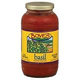 Boves Of Vermont, Pasta Sauce, Basil, 6/24 Oz