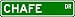 CHAFE Street Sign ~ Personalized Family Lastname Sign ~ Gameroom, Basement, Garage Si...