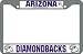 Arizona Diamondbacks Chrome License Plate Frame