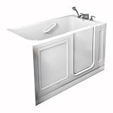American Standard Walk-In Baths 2651.110.CRW 26 X 51 Walk-In Bath, Whirlpool And Air Spa Systems,