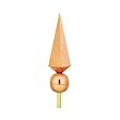 24" Handcrafted "Apollo" Pure Polished Copper Cupola Finial