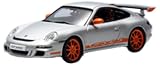 Porsche 911 GT3 RS in Silver and Orange (1:43 scale) Diecast Model Car