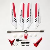 Full Set Replacement Parts for Syma S107 Rc Helicopter, Main Blades, Main Shaft,tail Decorations, Tail Props, Balance Bar, Gear Set,connect...