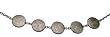 Discus Necklace in Bronze