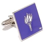 NYU Bobcats Cufflinks - NCAA College Athletics Sports Themed Formal Wear