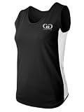 Womens Cut Single Ply Light Weight Dash Singlet-Moisture Management and Odor Prevention Technology-Triathlons, Marathons, Track, and Field Events-Colors Include Black, Navy, Royal Blue, and Red-Sizes SM-XXXL
