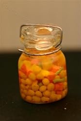 Miniature Mixed Vegetables in a Glass Canning Jar